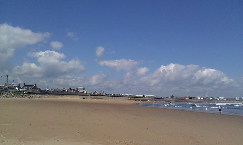 Aberdeen beach on the North Sea